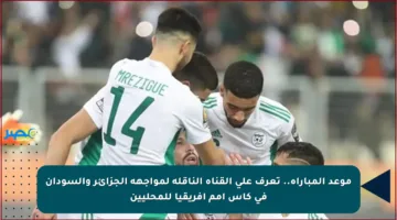 موعد المباراة.. تعرف على القناة الناقلة لمواجهة الجزائر والسودان في كأس أمم إفريقيا للمحليين